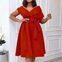 Load image into Gallery viewer, Bow Elegant Dress