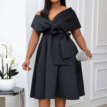 Load image into Gallery viewer, Bow Elegant Dress
