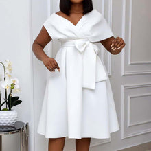 Load image into Gallery viewer, Bow Elegant Dress