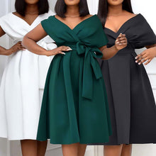 Load image into Gallery viewer, Bow Elegant Dress