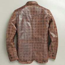 Load image into Gallery viewer, High Street Fashion Dress Suit Cowhide Coat For Big and Tall Men