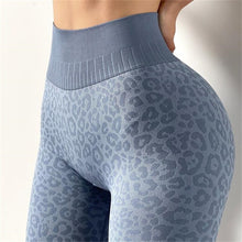 Load image into Gallery viewer, High Waist Seamless Women Sport Legging Leopard Print Leggings Super