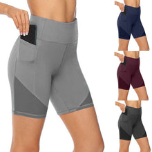 Load image into Gallery viewer, High Waist Short Vital Women Sport Suit Yo ga Abdomen Control Gym