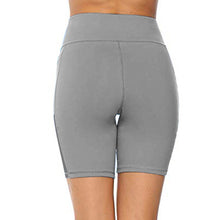 Load image into Gallery viewer, High Waist Short Vital Women Sport Suit Yo ga Abdomen Control Gym