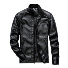 Load image into Gallery viewer, Leather Jacket Men Design Motorcycle Leather