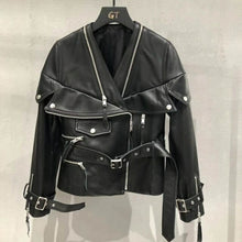 Load image into Gallery viewer, High quality sheepskin women coat spring new arrival Tall waist