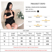 Load image into Gallery viewer, Hiloc Black Sexy Sleepwear Lace Onsies Pajamas For Woman Playsuit