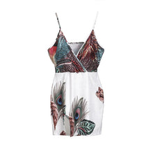 Load image into Gallery viewer, Boho Floral Women Dress Sexy Ladies Sleeveless Bodycon Prom