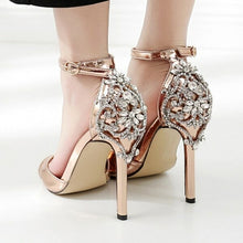 Load image into Gallery viewer, Hjwsfdcai Summer Rhinestone High Heels Women's Sexy Crystal Stilettos - Sophornlilly