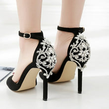 Load image into Gallery viewer, Hjwsfdcai Summer Rhinestone High Heels Women's Sexy Crystal Stilettos - Sophornlilly