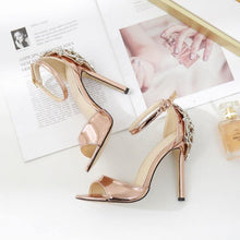 Load image into Gallery viewer, Hjwsfdcai Summer Rhinestone High Heels Women's Sexy Crystal Stilettos - Sophornlilly