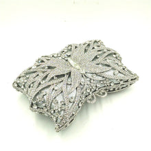Load image into Gallery viewer, Hollow Out Butterfly Diamond Ladies Red Evening Clutch Bag Golden
