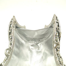 Load image into Gallery viewer, Hollow Out Butterfly Diamond Ladies Red Evening Clutch Bag Golden