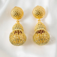 Load image into Gallery viewer, Hollow Out Gourd Shaped Luxurious Style Exquisite Women Earring 2021