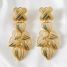 Load image into Gallery viewer, Hollow Out Special Style Heart Shaped Leaf Women Earring 2021 New