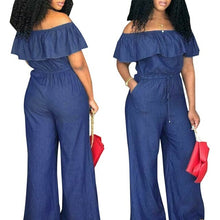 Load image into Gallery viewer, Jumpsuit Casual Solid Off Shoulder Long