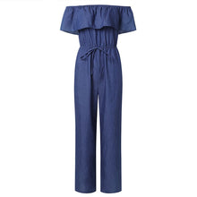 Load image into Gallery viewer, Jumpsuit Casual Solid Off Shoulder Long