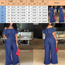 Load image into Gallery viewer, Jumpsuit Casual Solid Off Shoulder Long