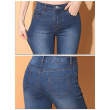 Load image into Gallery viewer, Hot Apparel Denim Pants Vintage Side Slit Flare Pants Elastic