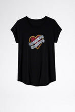 Load image into Gallery viewer, Hot Diamond Heart Decor Women Short Sleeve