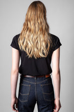 Load image into Gallery viewer, Hot Diamond Heart Decor Women Short Sleeve