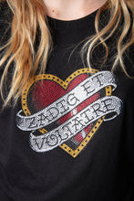Load image into Gallery viewer, Hot Diamond Heart Decor Women Short Sleeve