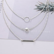 Load image into Gallery viewer, Hot Sale Fashion Statement Multilayer Necklace Multi element Metal Rod