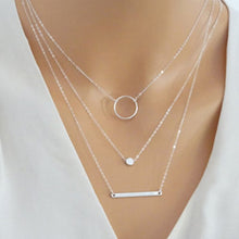 Load image into Gallery viewer, Hot Sale Fashion Statement Multilayer Necklace Multi element Metal Rod