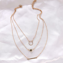 Load image into Gallery viewer, Hot Sale Fashion Statement Multilayer Necklace Multi element Metal Rod