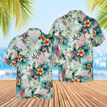 Load image into Gallery viewer, Hawaiian Men's Shirts Leaves Printed Tops Plus Size