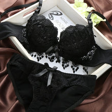 Load image into Gallery viewer, Hot Sale Women Underwear Set Cotton Bra Panty Set Brand Embroidery