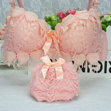 Load image into Gallery viewer, Hot Sale Women Underwear Set Cotton Bra Panty Set Brand Embroidery