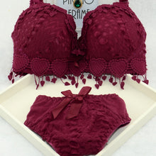 Load image into Gallery viewer, Hot Sale Women Underwear Set Cotton Bra Panty Set Brand Embroidery