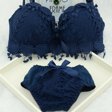 Load image into Gallery viewer, Hot Sale Women Underwear Set Cotton Bra Panty Set Brand Embroidery