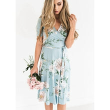 Load image into Gallery viewer, Hot Sale Women's Summer Bohemian Floral V Neck Loose Empire Short - Sophornlilly