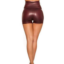 Load image into Gallery viewer, Hot Shorts Women Matte Imitation Leather Pu Sexy Shorts Summer Lady