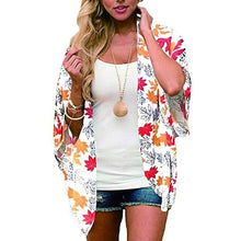 Load image into Gallery viewer, Hot Summer Women Floral Kimono Swim Cover ups Female Beach Boho - Sophornlilly