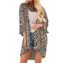 Load image into Gallery viewer, Hot Summer Women Leopard Print Swim Cover ups Female Beach Boho - Sophornlilly