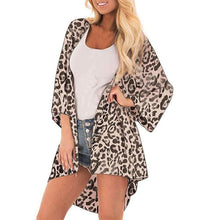 Load image into Gallery viewer, Hot Summer Women Leopard Print Swim Cover ups Female Beach Boho - Sophornlilly