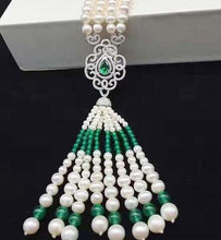 Load image into Gallery viewer, Hot sell new 2row 7 8mm  natural white freshwater pearl multilaye