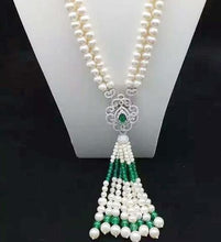 Load image into Gallery viewer, Hot sell new 2row 7 8mm  natural white freshwater pearl multilaye