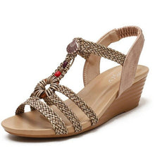 Load image into Gallery viewer, Hot sell summer fashion Roman boots High top girls sandals