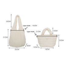 Load image into Gallery viewer, Fashion Fold Cloud Shoulder Bag Soft Portable Causal Tote