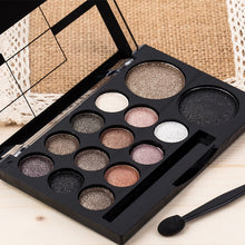 Load image into Gallery viewer, ICYCHEER 14 Natural Colors Makeup Eyeshadow Palette Warm Smokey