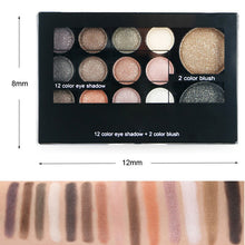 Load image into Gallery viewer, ICYCHEER 14 Natural Colors Makeup Eyeshadow Palette Warm Smokey