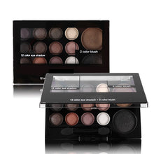 Load image into Gallery viewer, ICYCHEER 14 Natural Colors Makeup Eyeshadow Palette Warm Smokey