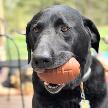 Load image into Gallery viewer, MKB Football Durable Rubber Chew Toy and Treat Dispenser - Large -