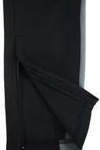 Load image into Gallery viewer, Premium Side Stripe Zip Pocket Track Pants Black -