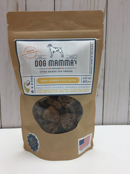 Berry Banana Coco Chunk Organic Dog Treats  - 8 oz