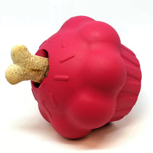 Load image into Gallery viewer, MKB Cupcake Durable Rubber Chew Toy &amp; Treat Dispenser - Pink